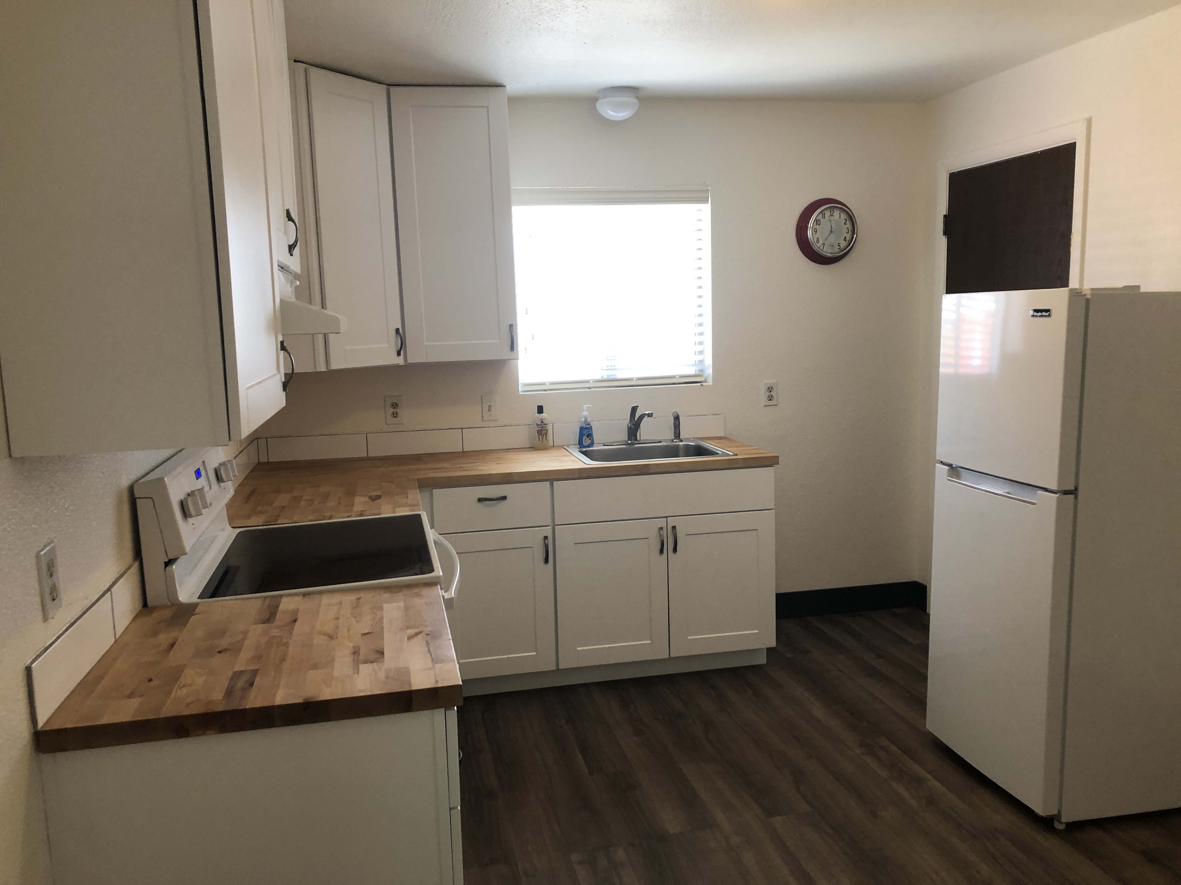 Kitchen remodel, sink and cabinetry detail